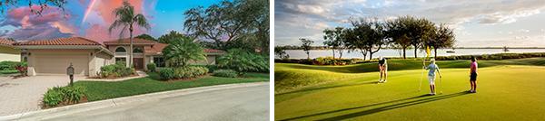 Beautiful pool and golf course